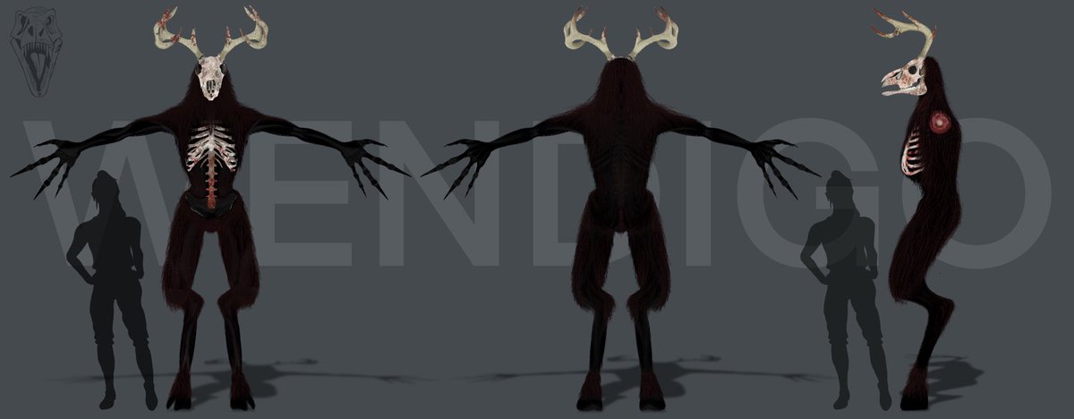 Din0gore's tweet photo. Also got to do a turn around sheet for my favourite cryptid too!! https://t.co/LjAPp231i6