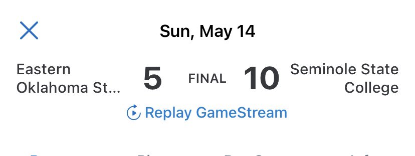 NJCAA D1 Region 2 Tournament Final

Seminole St 10 EOSC 5

After losing their opening game, SSC comes back to win 5 games in a row to win the Region 2 Tournament.

SSC moves on to the District Championship for a chance to go to the NJCAA World Series

#njcaabaseball #NJCAARegion2