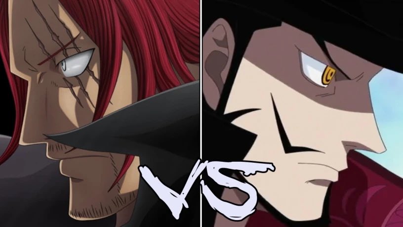 Juanchoo_JB's tweet photo. My theory is that Mr fraud aka Mihawk defeated one of the gods knights in which he gained his sword and obtain the tittle of strongest sword-man or maybe the cross necklace symbolises some sort of connection perhaps it was inherited, shanks solos tho #ONEPIECE1062 #ONEPIECE1084 https://t.co/gYzoxp0vgw