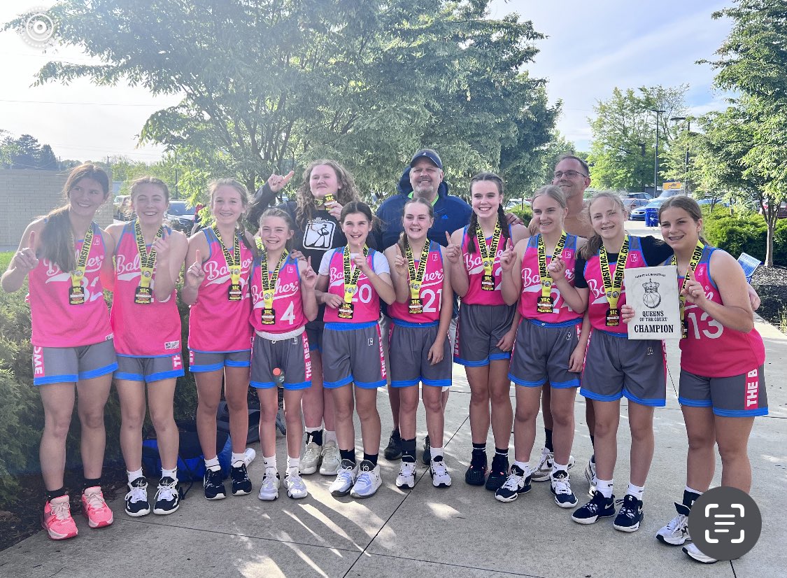 NORTONPRIDE's tweet image. Congrats to the BALLHER Pink team winning the Queen of the Ct tourney this weekend. A great way to finish the AAU season. Luv all the girls on both pink and black teams.   Great season and they all really improved!  Alot of success
