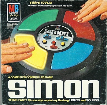 May 15, 1978: Milton Bradley introduced the Simon game at New York's Studio 54 with a quirky promotional stunt. Went on to be come one of most popular games of the early #80s