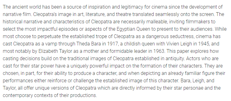 May 19 Brisbane (in person) <a href="/UQ_ClassAncient/">UQ Classics and Ancient History</a> @HASSUQ 4pm Progress Review: Tyla Cascaes <a href="/TylaCascaes/">Tyla Cascaes</a>, Casting #Cleopatra in the Shadow of the Vamp hpi.uq.edu.au/event/session/…