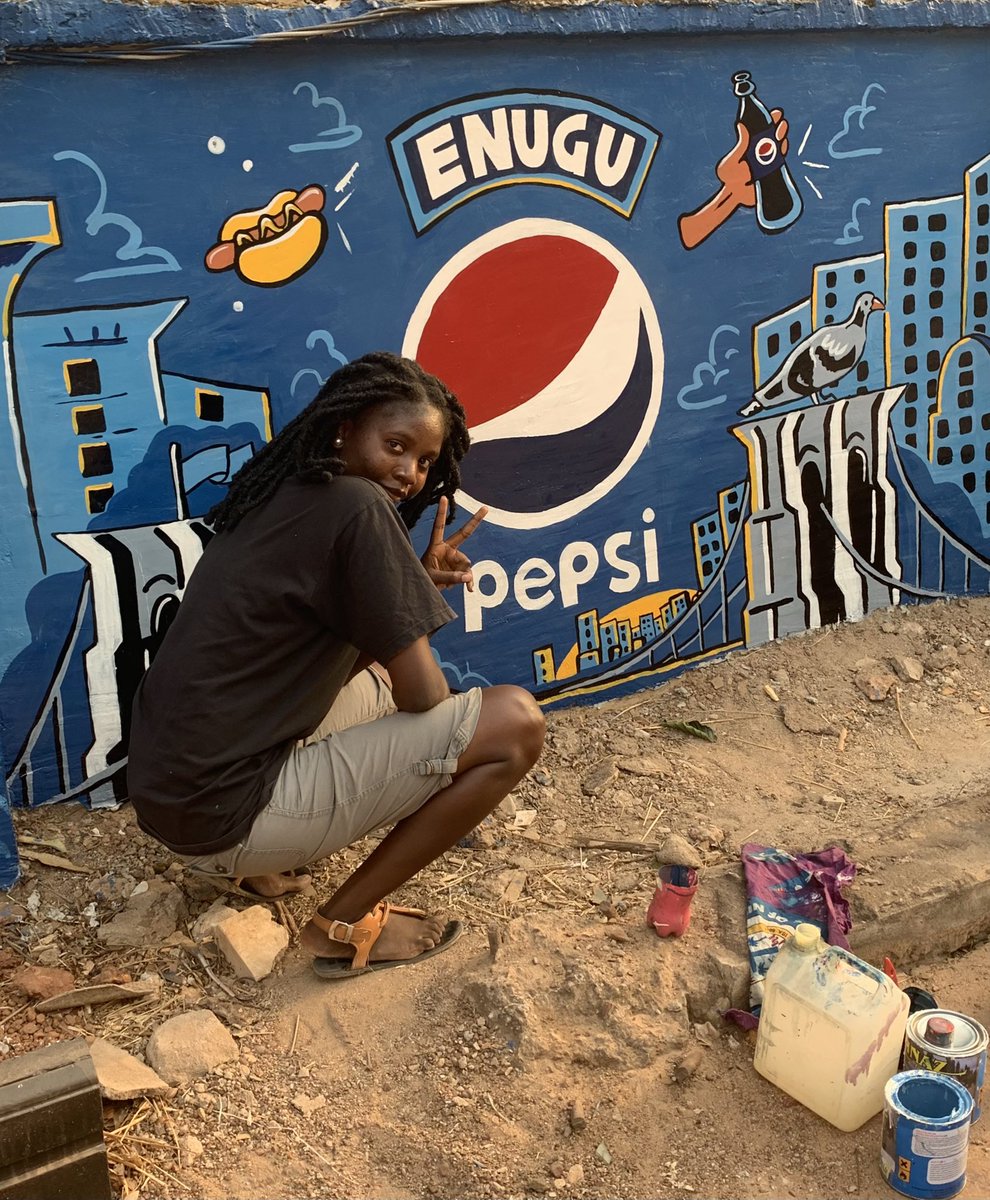 azodo_chisom's tweet photo. I made this painting for Pepsi in Enugu, Please Like and retweet.😊

@Pepsi_Naija  #96hrs #cookathon #Nigerians #PeterObi #RootingforHildaBaci # https://t.co/RA7MFVW9Oj