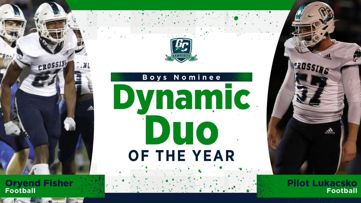 GCHSWarhawks's tweet photo. Hawkspys Nominations for Boys Dynamic Duo of the Year. (Part 1)  #Hawkspys #TalonsUp @oaksie72 @TheKettle7 https://t.co/lwfRYLSpr5