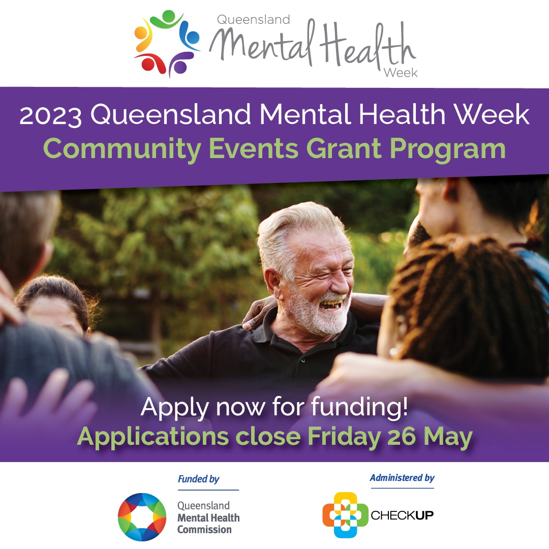 CheckUP Australia (@checkup_aust) on Twitter photo Being connected to others is crucial for our #mentalwellbeing 🧠 Hosting a <a href="/MHWeek/">Queensland Mental Health Week</a> event is a great opportunity to raise awareness of #mentalhealth & bring your community together. Apply now for the #QMHW #GrantProgram, offering up to $3,000 in funding! bit.ly/3mRUvIl Being connected to others is crucial for our #mentalwellbeing 🧠 Hosting a <a href="/MHWeek/">Queensland Mental Health Week</a> event is a great opportunity to raise awareness of #mentalhealth & bring your community together. Apply now for the #QMHW #GrantProgram, offering up to $3,000 in funding! bit.ly/3mRUvIl