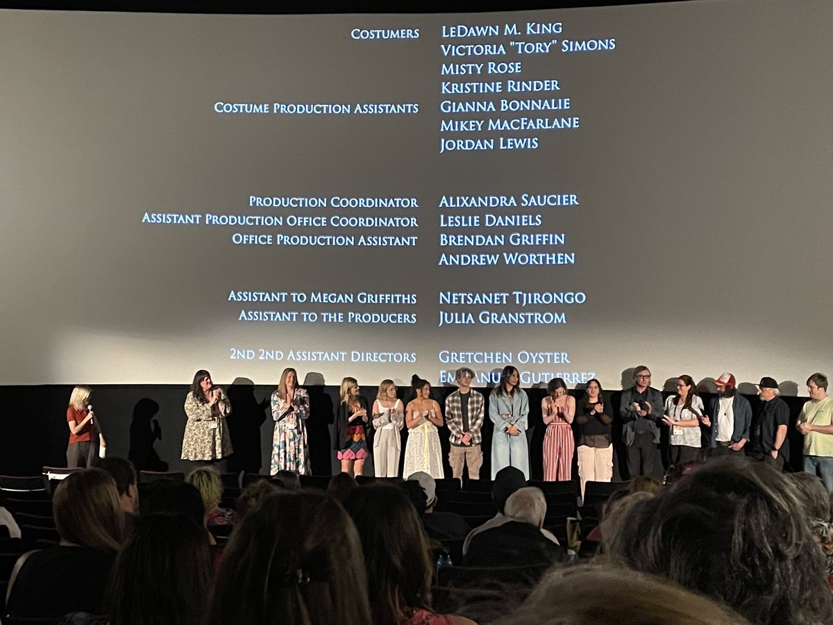 Brendangriffin's tweet photo. My credit in #yearofthefox with the cast and crew @SIFFnews photo by My Mom and Dad https://t.co/N4NEVu3vV9