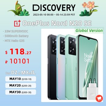 Global Version OnePlus Nord N20 SE N 20 4GB 64GB Smartphone 33W SUPERVOOC Fast Charging 5000mAh MTK Helio G35 Mobile Phones

Original price: USD 172.50
Now price: USD 136.27

Click here :s.click.aliexpress.com/e/_DmNzkwd

#OneplusNord, #pleaseRT, #OnePlus