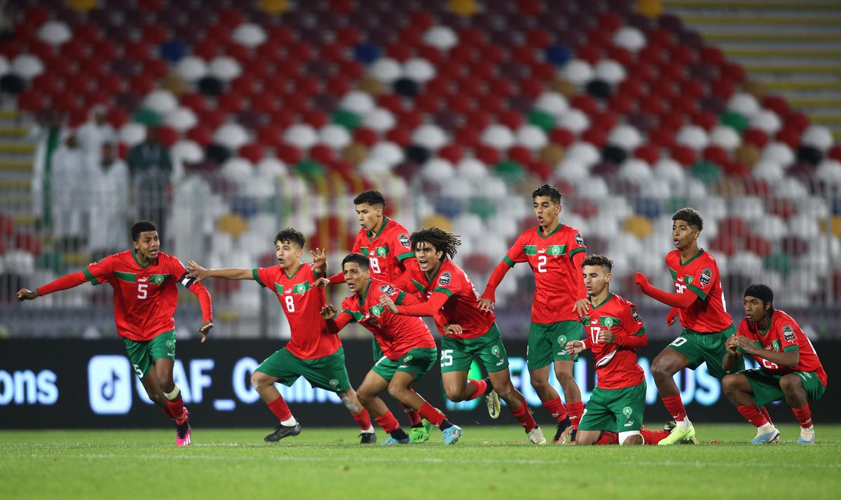 boutabssil's tweet photo. مبروك للمنتخب الوطني المغربي للفتيان بلوغ نهائي #كأس_أمم_أفريقيا، هذه أول مرة تبلغ فيها كرة القدم المغربية هذه المنزلة. كل التوفيق ضد منتخب السينغال.
#المغرب https://t.co/PZUMI53tvu