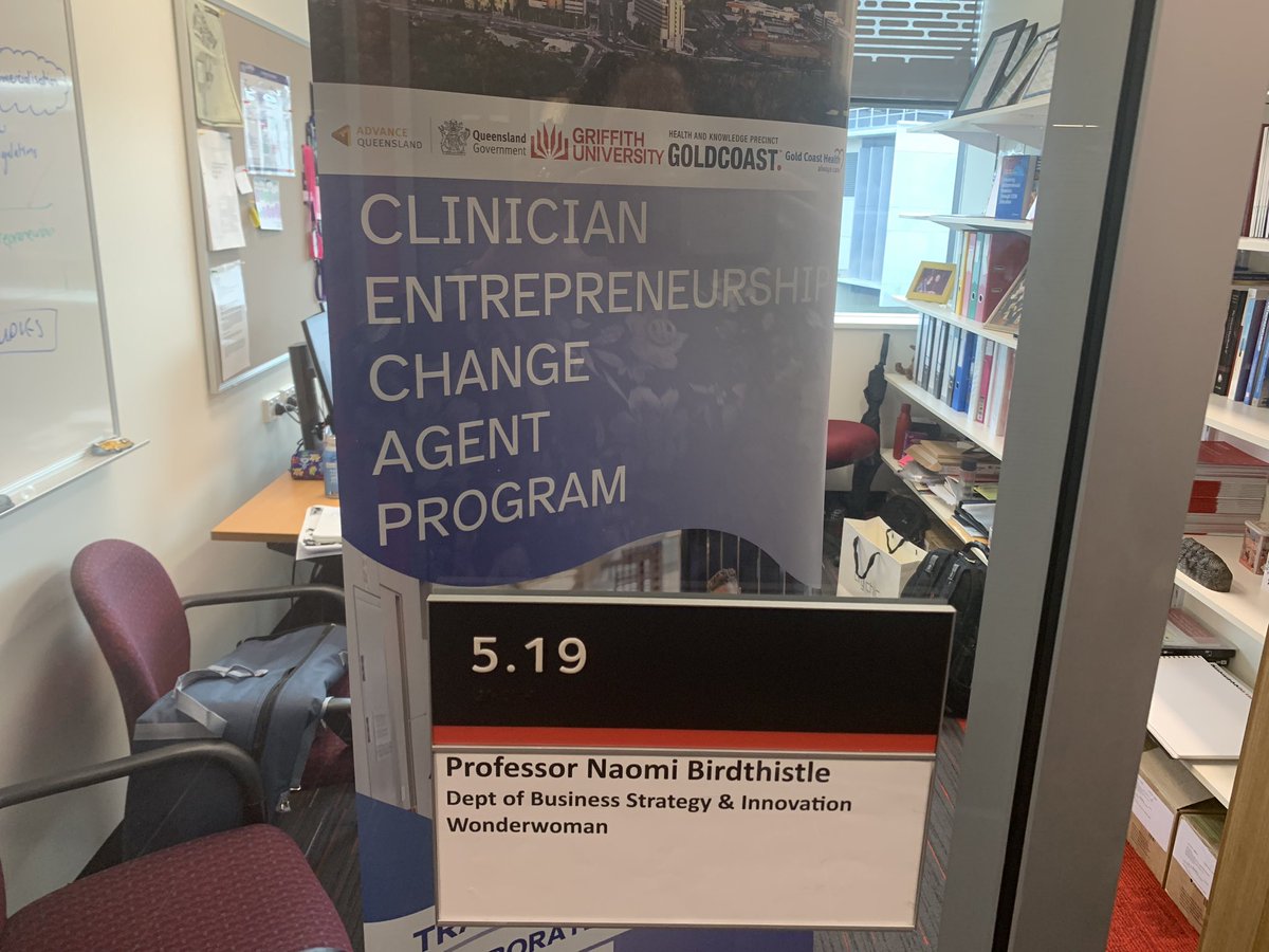 Today I’m catching up w @GriffithBiz Wonderwoman Prof. Naomi Birdthistle 🤩 for the launch of her @AdvanceQld funded #CECAP project - equipping #GoldCoast health clinicians w business literacy & innovation skills to make their great ideas a reality 🙌 #makeitmatter @Griffith_Uni