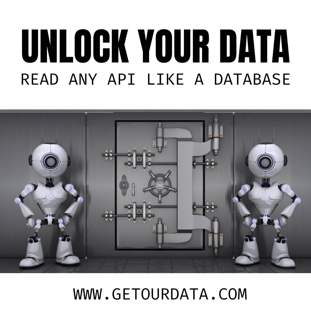 GetOurData lets the BI professional and data analyst get data from APIs as easily as from a local database. Finally, problem solved! Try it free at  getourdata.com 
#businessintelligence #analytics #bi #bianalyst #data23 #datafam #tableau #powerbi #dataviz