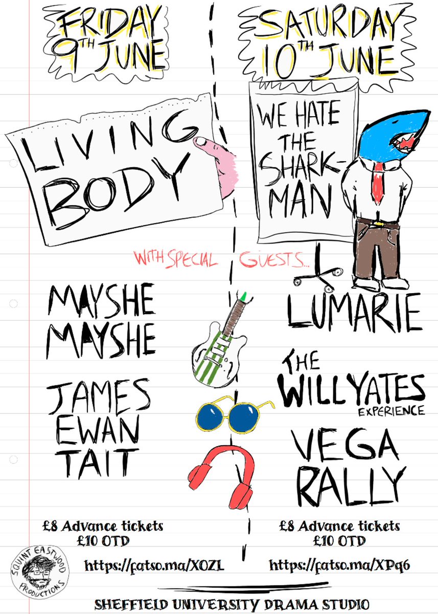 LIVING BODY (@livingbodylife) on Twitter photo 🌞 STEPPIN' into summertime time 🌞 Our first show back this summer is in SHEFFIELD at the University of Sheffield Drama Studio with <a href="/jamesewantait/">James Ewan Tait</a> & <a href="/MaysheMayshe/">Mayshe-Mayshe</a>. Our last show at <a href="/hatch_sheffield/">Hatch</a> in March was SMOKIN' and we can't wait to be back in this lovely city 💙🙌🏼 🌞 STEPPIN' into summertime time 🌞 Our first show back this summer is in SHEFFIELD at the University of Sheffield Drama Studio with <a href="/jamesewantait/">James Ewan Tait</a> & <a href="/MaysheMayshe/">Mayshe-Mayshe</a>. Our last show at <a href="/hatch_sheffield/">Hatch</a> in March was SMOKIN' and we can't wait to be back in this lovely city 💙🙌🏼
