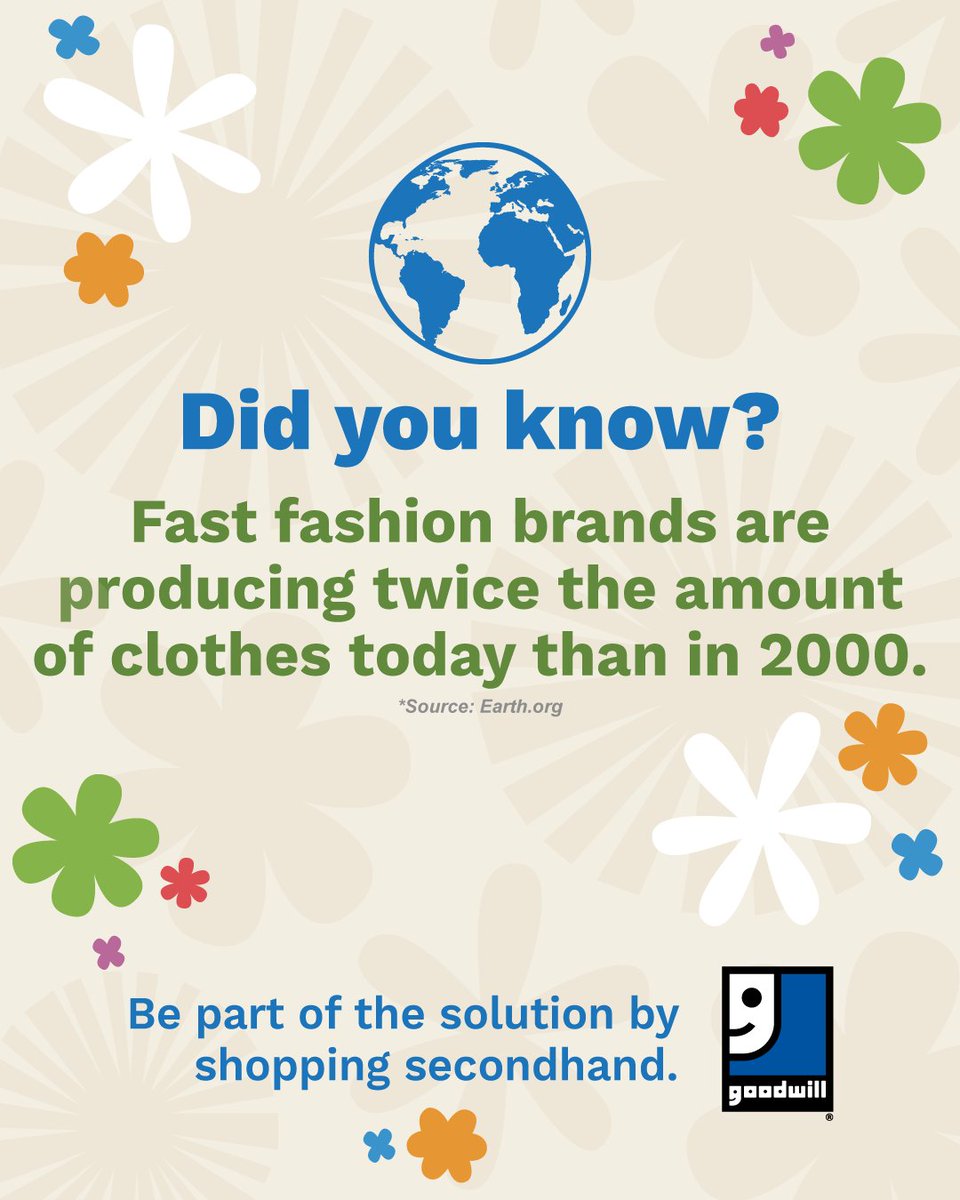 GoodwillMN's tweet image. Make secondhand your first choice ♻️

#goodwillmn #goodwillfinds #shopsustainably #sustainable