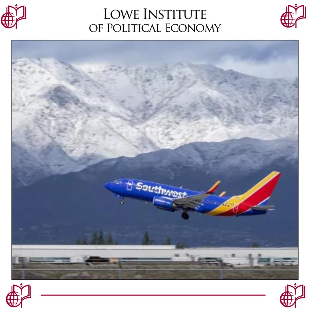 LoweInstitute's tweet photo. Lowe Down Alert🚨
——
Click the link in bio to learn more about how our local airport, ONT, has changed since it’s independence from LAX ✈️
——
#politicaleconomy #economy #airplane #airport #politics #business #money #getlowe https://t.co/GlOB2IhQwu