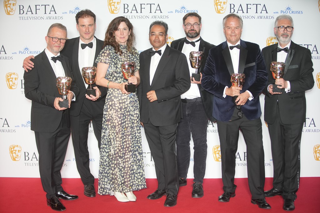 Channel4News's tweet photo. A big night for Channel 4 News, winning the @BAFTA for News Coverage for our reporting in Ukraine. A massive congratulations to the whole team. https://t.co/0hVncooB3h