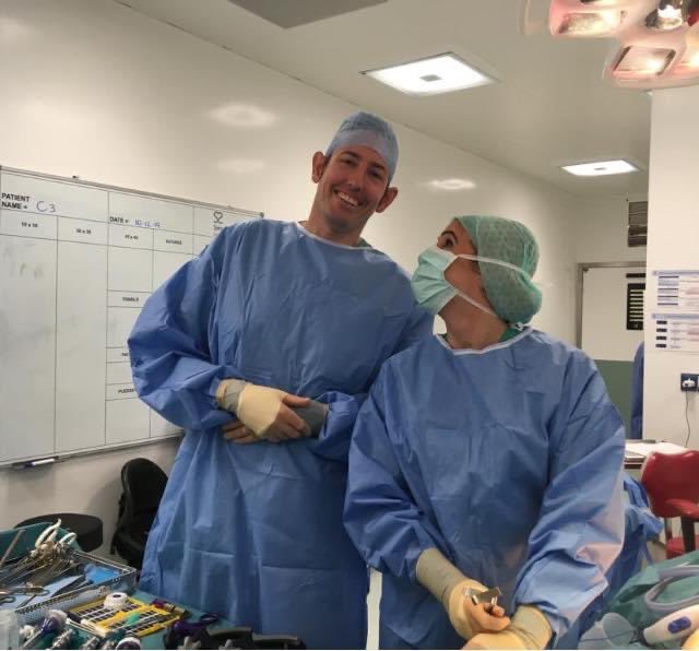 Jon_Para_ODP's tweet photo. Happy ODP day to all those unsung theatre heroes. Lucky enough to work with some absolute legends, the one next to me in the pic isn’t too bad either 😜 #odpday #odp #operatingdepartmentpractitioner #operatingdepartmentpractice #theatres  #nhs #adamkay #adamkaythisisgoingtohurt https://t.co/iaeY2DROCC