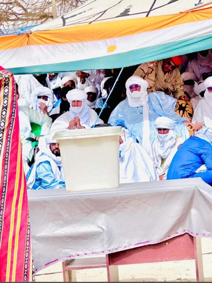 تعين - أحمد ولد مادا - سلطان لعرب النيجر   🇳🇪 .