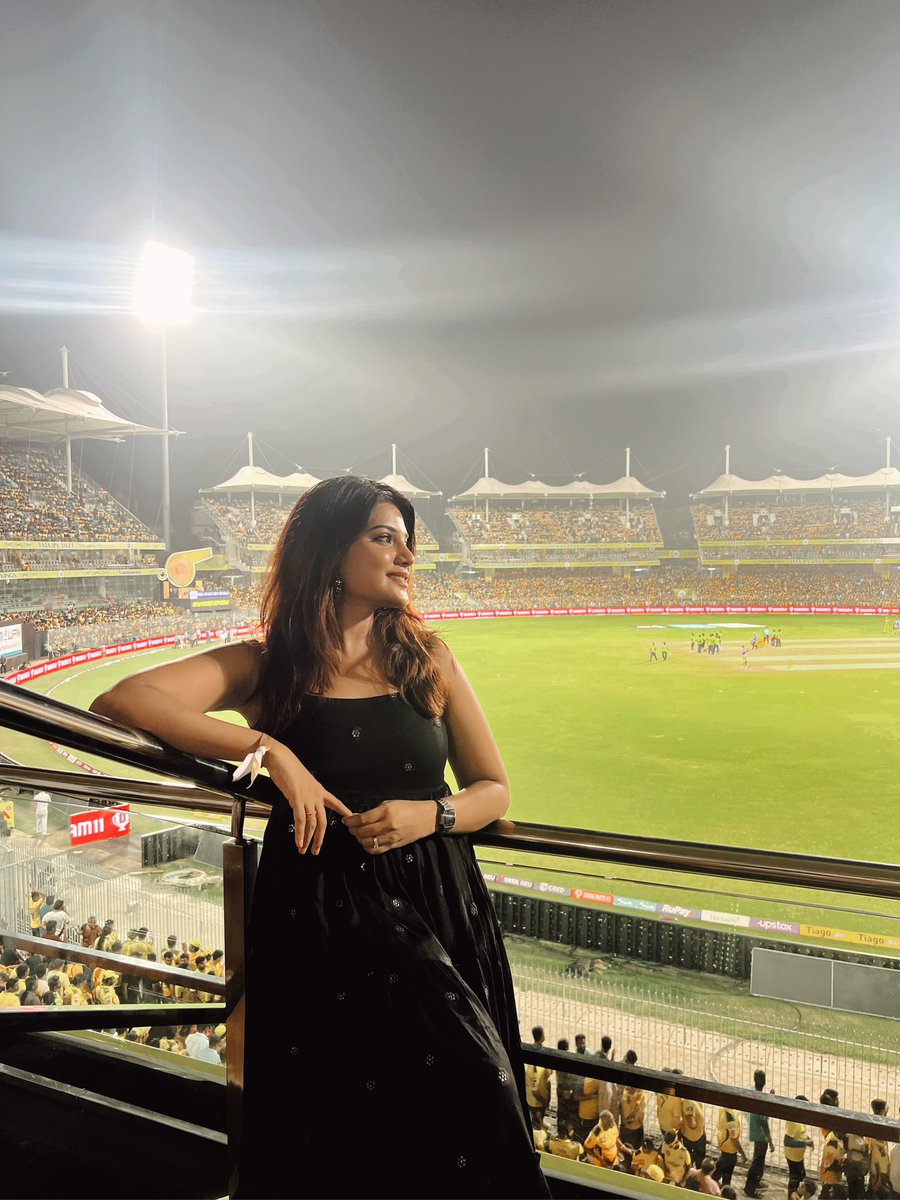 im_aathmika's tweet photo. Thothalum jechalum #CSK da 💛🦁 https://t.co/AZbOrcTvCR