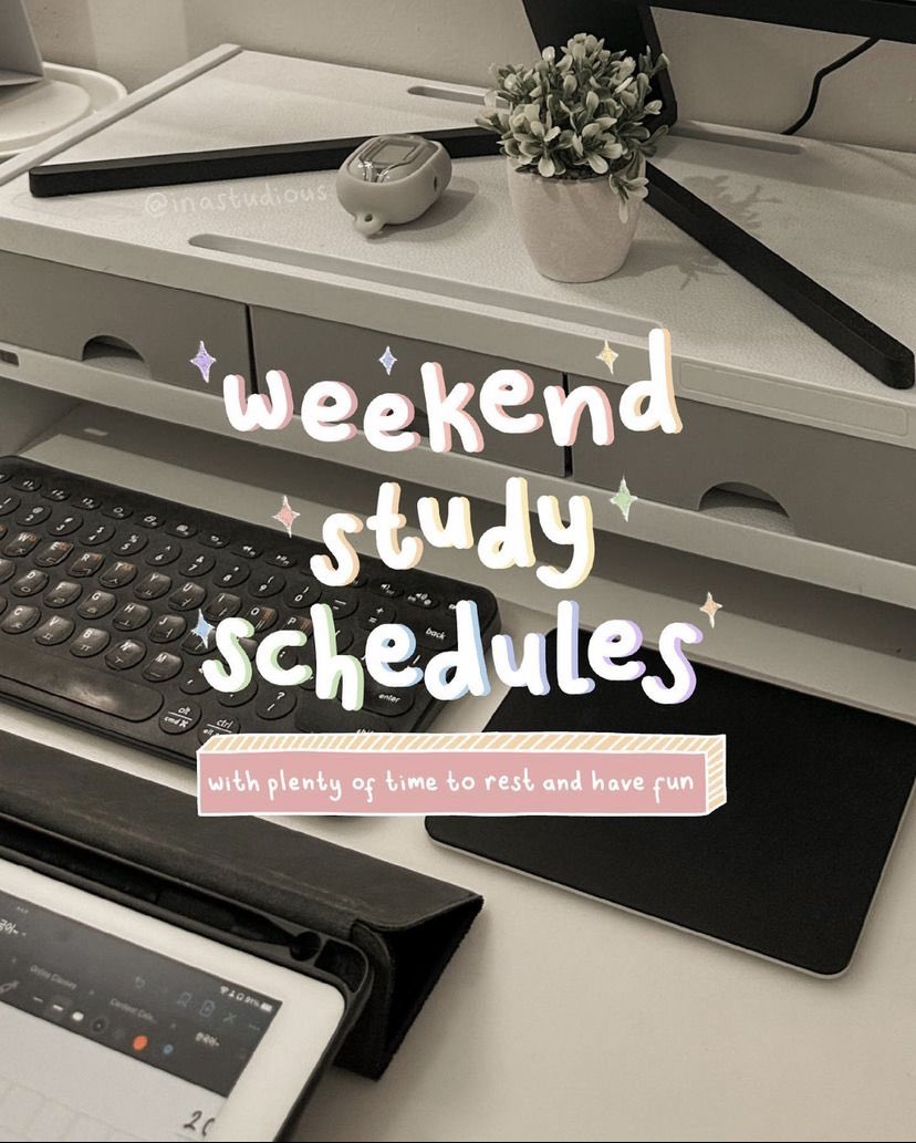 venuslowr's tweet image. —how to manage your time and study during the weekends 📝 

—a #studytwt timetable ✎

—♡/↺  if you find this useful!