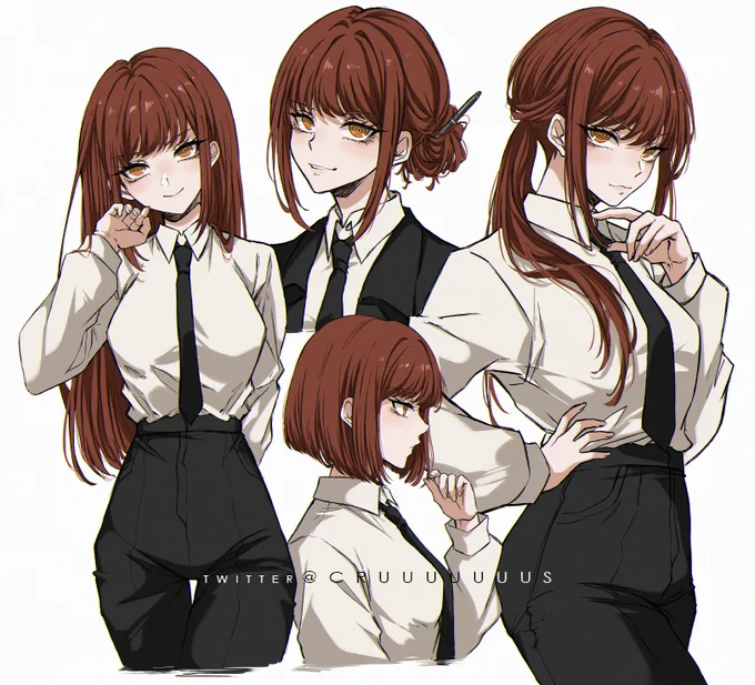 New hairstyles for Makima 