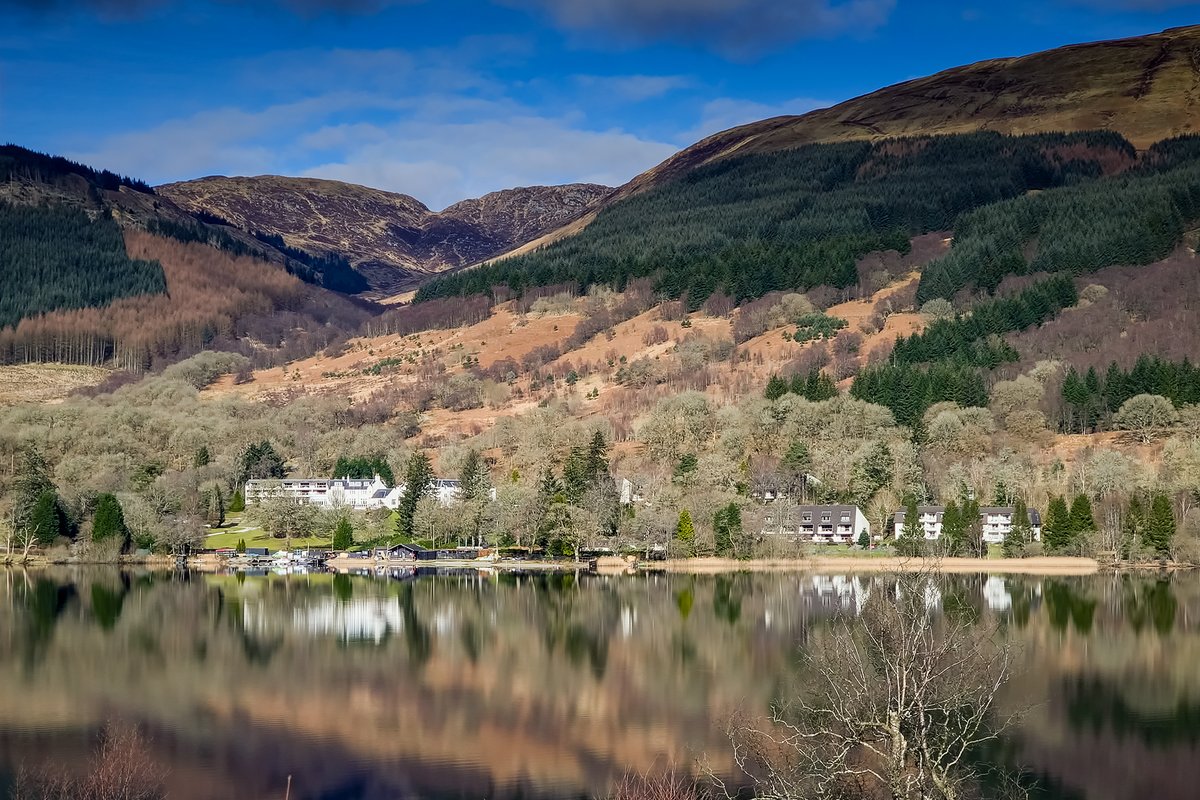 mmzurawski's tweet image. #Trossachs @VisitScotland #LochArd #mirror #nature #stillness #calm #scotland