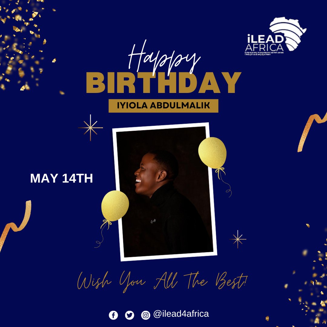 ilead4africa's tweet photo. It's our creative Director of Media and Communication day ����🎉🥳💃💃 @heismar.eth, May this your new year bring joy, happiness and prosperity.
Thank you for all the good work you're doing for humanity through @ilead4africa.
Cheers🥂😍❤️🥰🌹💯
#iLeadAfrica #iLEADer #Creativity https://t.co/AxLfMy3QYi