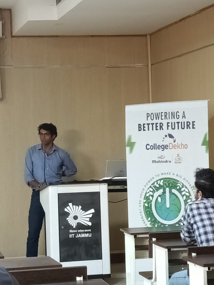 TinkerersLab's tweet photo. An enlivening talk on Electric vehicles on 30th April 2023 by Mr Sushil Reddy, who has his name in the Guinness Book of world records for the longest electric bicycle journey. https://t.co/OLf7NFhrZE