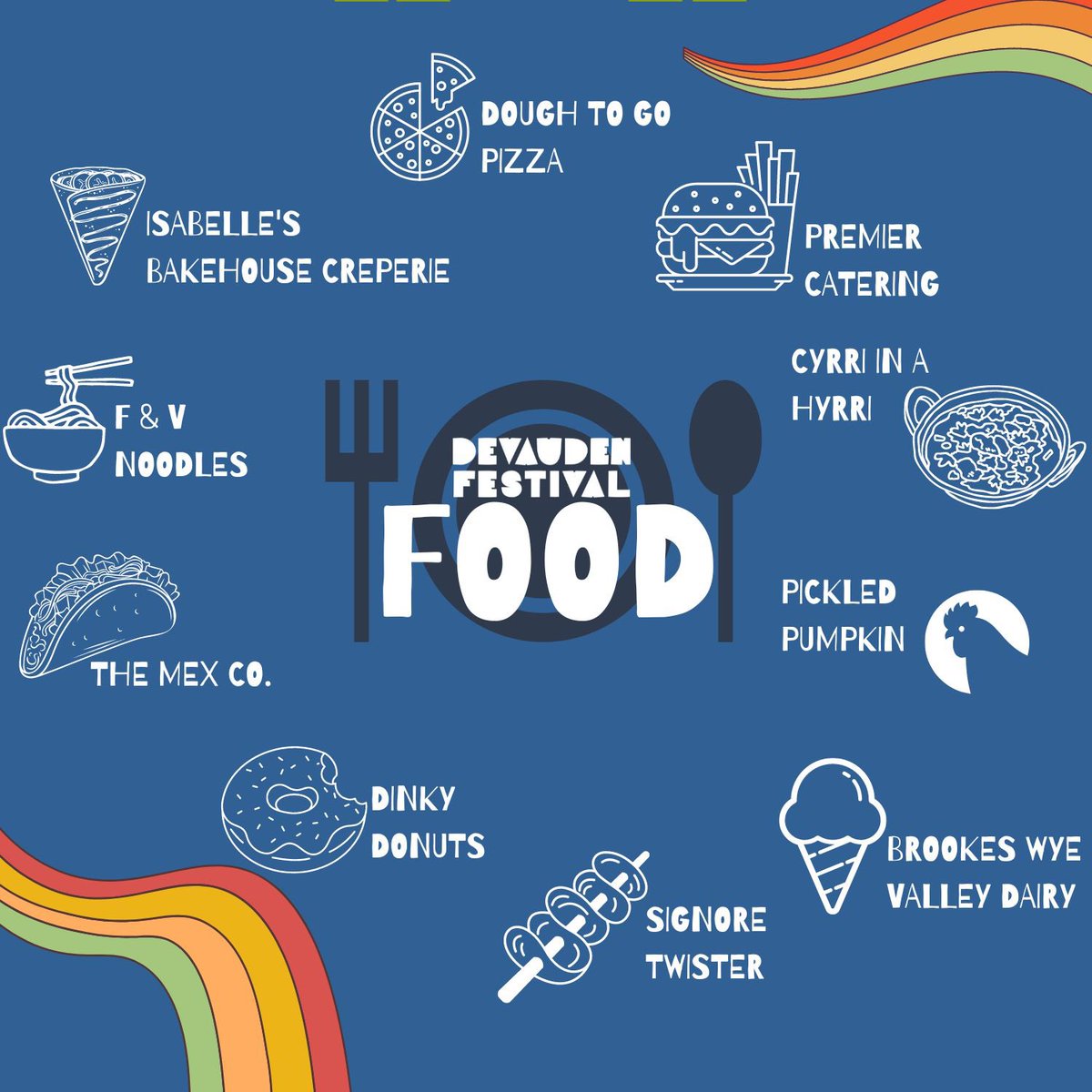 Feast your eyes 👀 on what #FestivalFood we have for you this year 😋  The best accompaniment to the best music 🍽 🎶