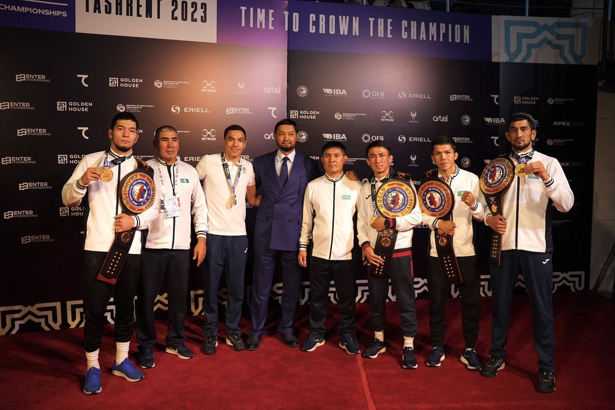 The World Boxing Championships ended today in Tashkent! I would like to congratulate our athletes with 4 gold and 1 silver medal! Thanks to wonderful athletes Sanjar Tashkenbay, Makhmud Sabyrkhan, Aslanbek Shymbergenov and Nurbek Oralbay for great results 💪