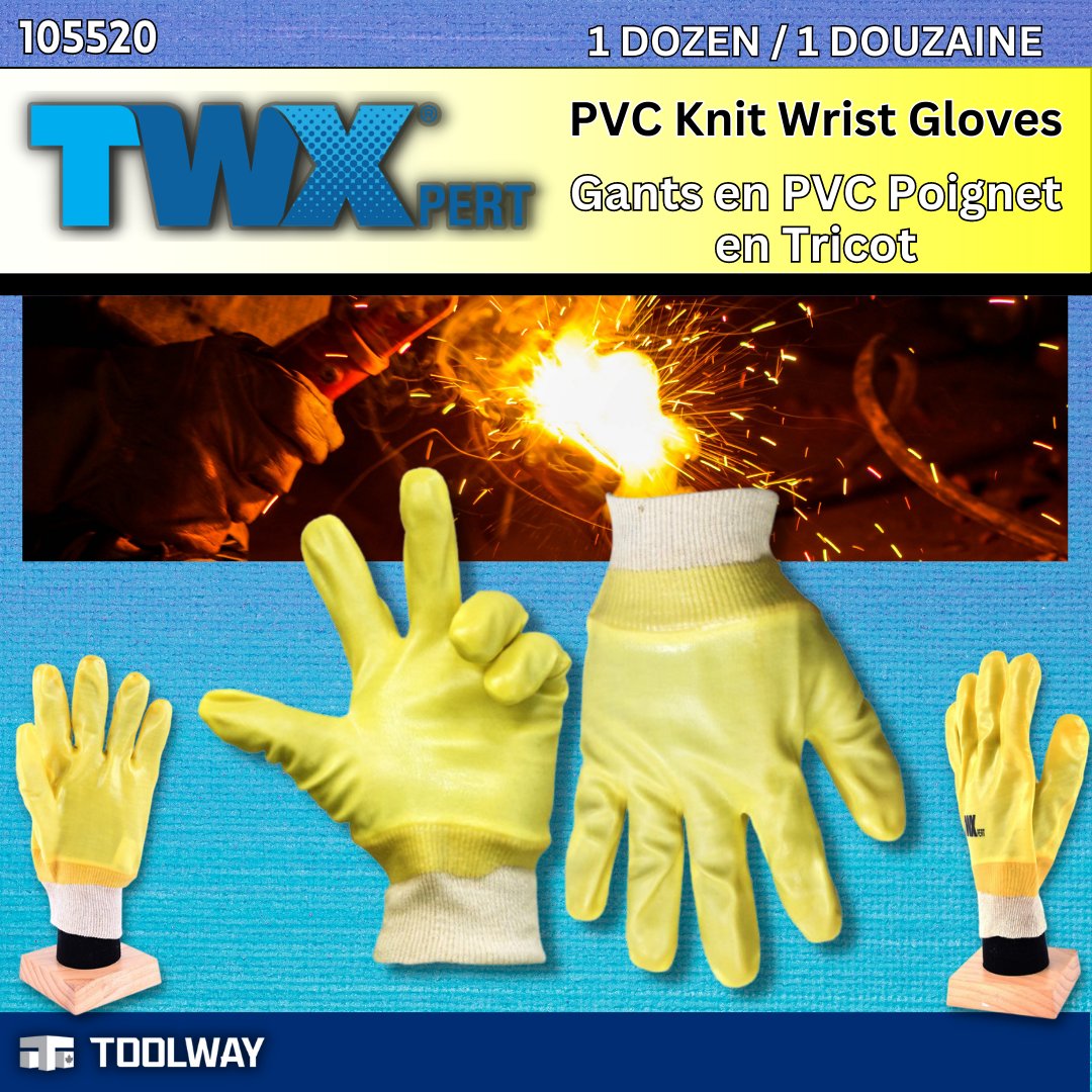 #toolwayindustries #toolway #twxpert #pvc #knitwrist #gloves #pvcgloves #handprotection #protection #safetygear #safetygloves #safety