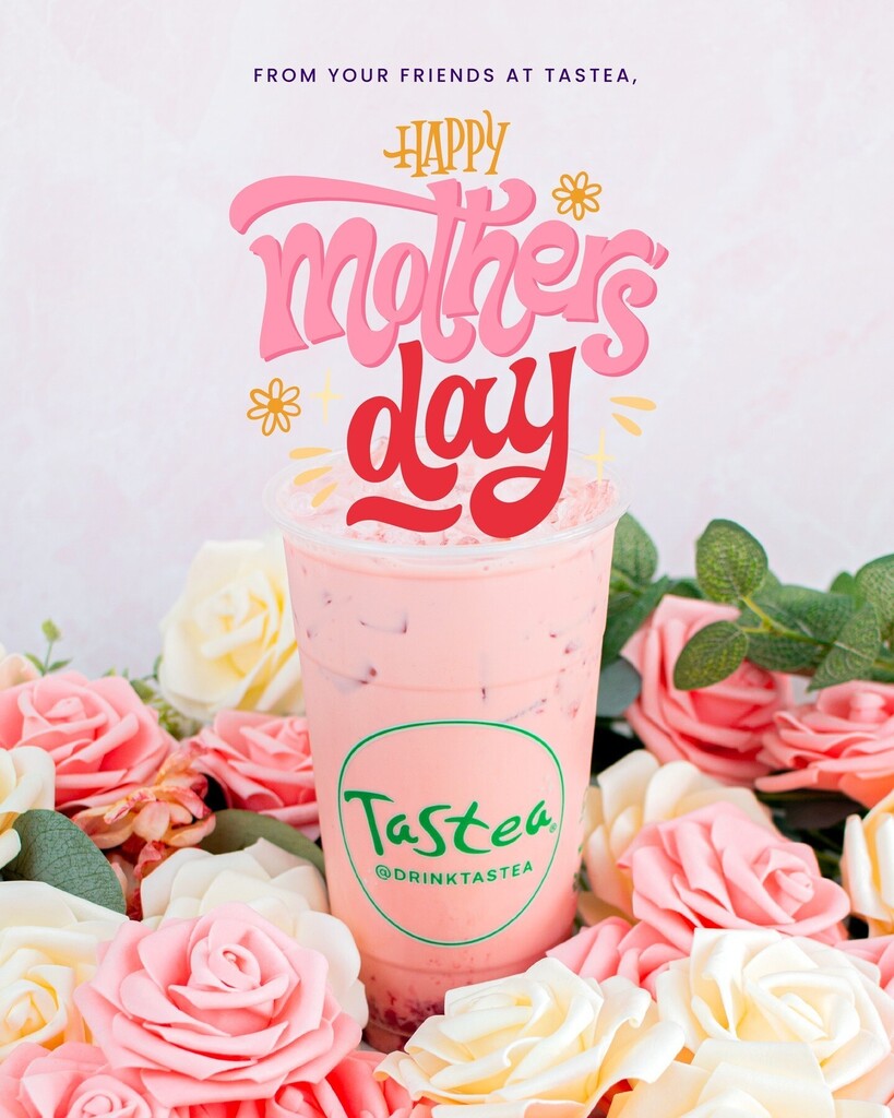 drinktastea's tweet photo. To all mothers out there, 💐 HAPPY MOTHER'S DAY 💐 from your friends at Tastea⁠ 💕⁠
-⁠
🏪 All Tastea locations are open with normal business hours today so stop by and grab your favorites!⁠
⁠
⁠ https://t.co/HpXygKRA1Z https://t.co/x3iSSrBMjP