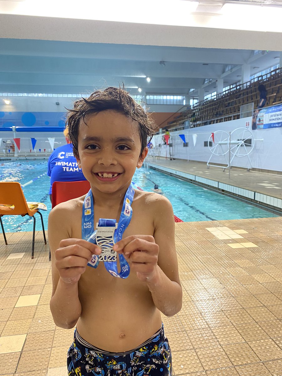 rbn_wgl's tweet image. Very proud of my 8 year old who did his first solo 400 m fund raising swim.  Smashed his £50 target and raised £274 ! Thank you all supporters. 
#swimathon 
#SwimForAll
#Swim23 
#Putneyleisurecentre