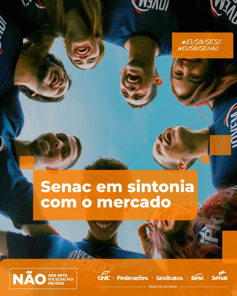 Além do Senac que todo mundo conhece, promovemos também a integração entre escolas e empresas com um sistema dual de ensino.  

Segue o fio. 🧵