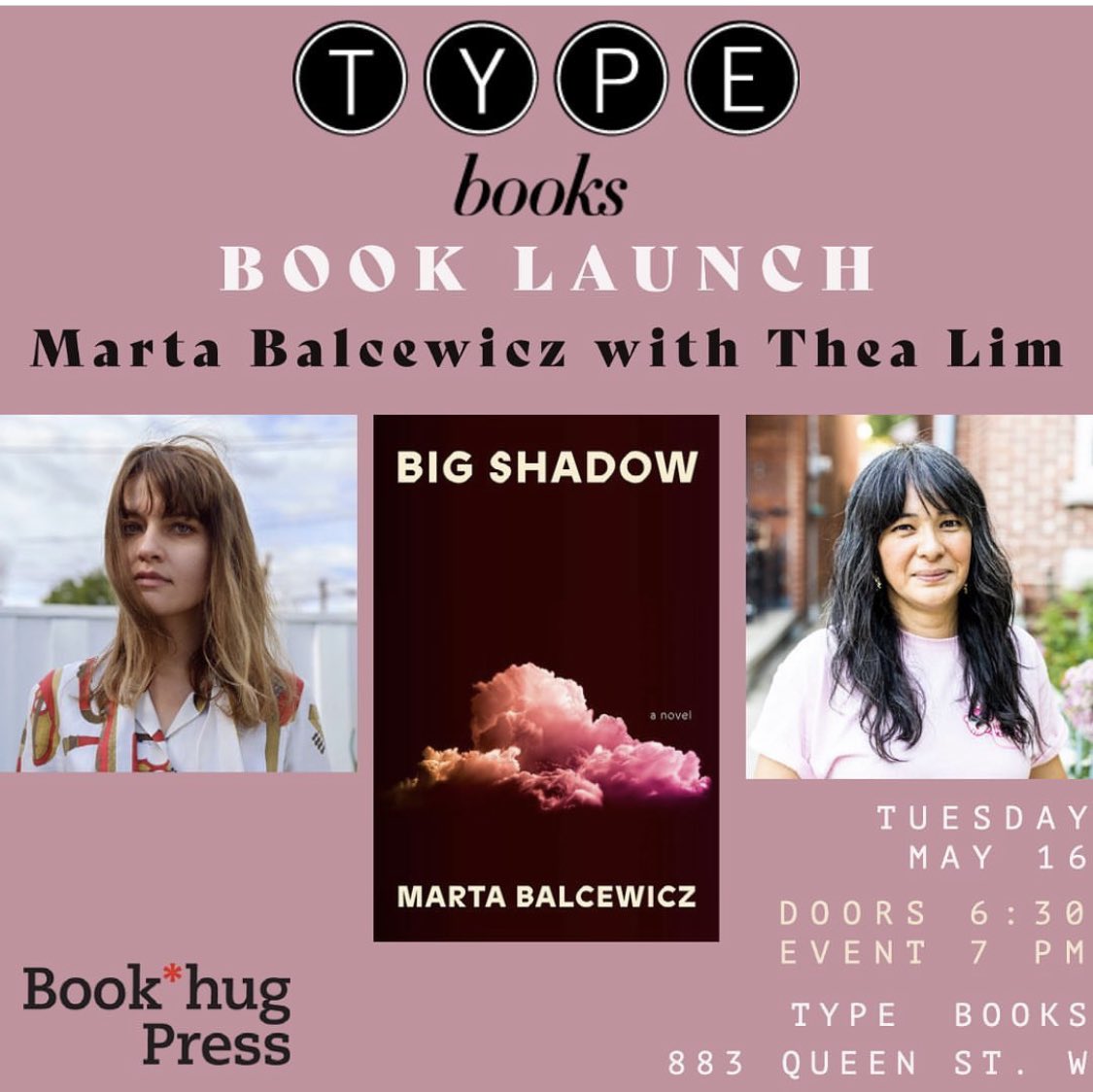 This Tuesday! My book launch at <a href="/typebooks/">Type Books</a>, in conversation with <a href="/thea_lim/">Thea Lim</a>! ✨✨