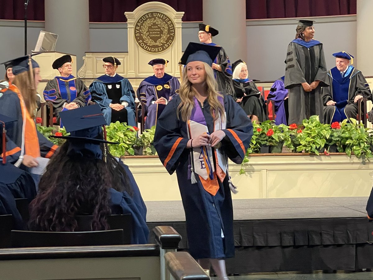 Joshluchs's tweet image. Syracuse graduation weekend. Falk College of Sport &amp;amp; Human Dynamics. Our Sophie finishes w honors &amp;amp; is off to NYU Grad School. We are so incredibly proud of her. Also cool meeting agent business legend David Falk, fellow star of ESPN Film “The Dotted Line”