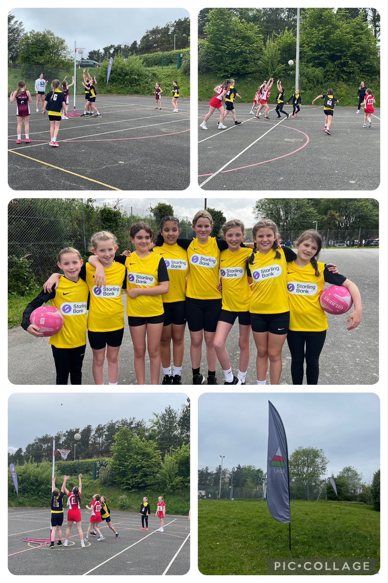 Ymdrech anhygoel gan y merched yma heddiw! Tîm <a href="/YsgolPenyPil/">Ysgol Pen y Pîl</a> yn ennill pob gêm yn y grŵp ac wedyn mynd ymlaen i'r gemau nesaf a chyrraedd y rownd gyn derfynol yn Aberystwyth! Diolch i’r <a href="/Urdd/">Urdd Gobaith Cymru</a> am drefnu! Profiad arbennig i’r plant! 4 olaf! 👏🏻⭐️🏴󠁧󠁢󠁷󠁬󠁳󠁿🟢🟡 <a href="/ebmm3012/">EBMM</a>