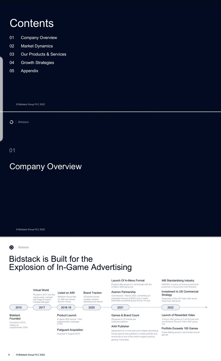 IbnBashir5's tweet image. #bids #bidstack #aim  nice to see the business maturing, azerion dispute clearly affecting the current sp however there is a clear ramp up in the U.S and visible signs of ads in Europe. Exciting opp mvng frwd at this price. 2022 IP below for those looking to add or top up. 1/2
