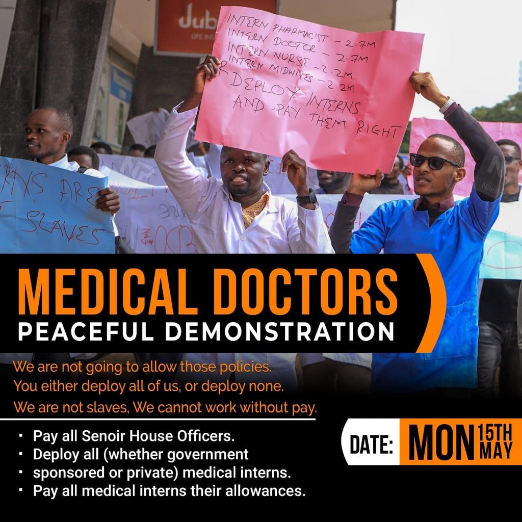 OfficialFUMSA's tweet photo. The profession is being attacked. Unfair policies should not mask the rights of medical interns
The well-being of interns is critical.
Internships shouldn't be slavery but conducive to training.
#deploymedicalinterns
#deployall https://t.co/d6wEzoNzqi