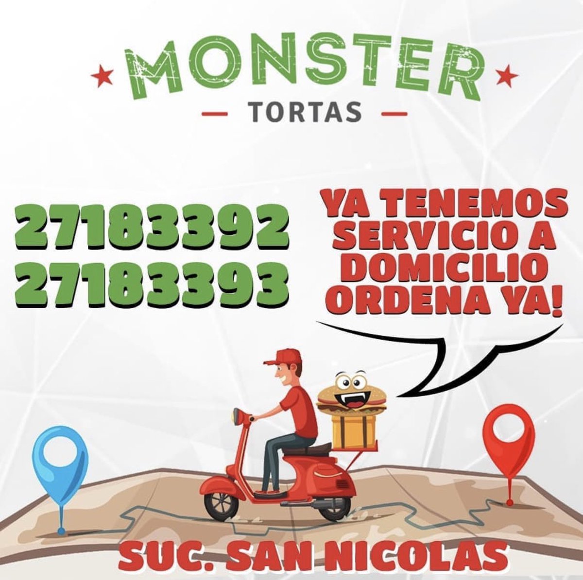 monstertortas's tweet photo. Buen domingo, los esperamos, estamos listos para recibir sus pedidos, atrévete a probarlas !!! https://t.co/DttRieD6mr