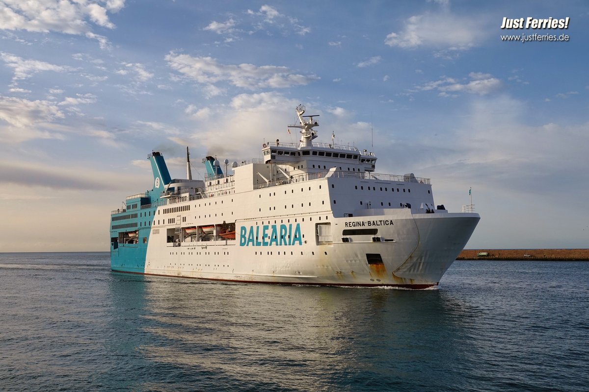 🚢 New Video: Witness the arrival of REGINA BALTICA in Almería! Click to watch the full video: youtube.com/watch?v=VNKuUM…

#FerryTravel #ReginaBaltica #Balearia #Almeria #Nador #SpainToMorocco #MaritimeHistory
