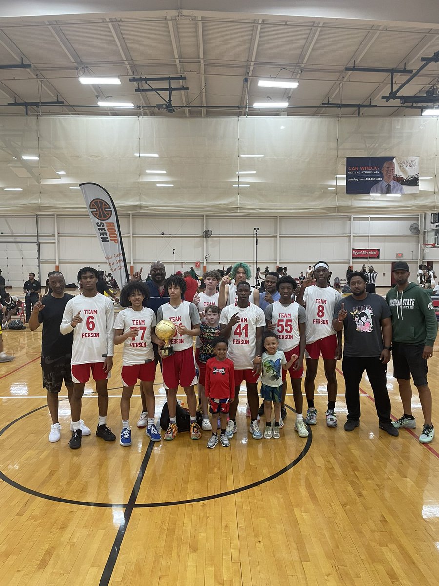 #Gibbons 16u: Team Person has no problem taking care of Bad Boys international winning 47-20 and take home the Ja Morant Championship at the Bob Gibbons Tournament of Champions