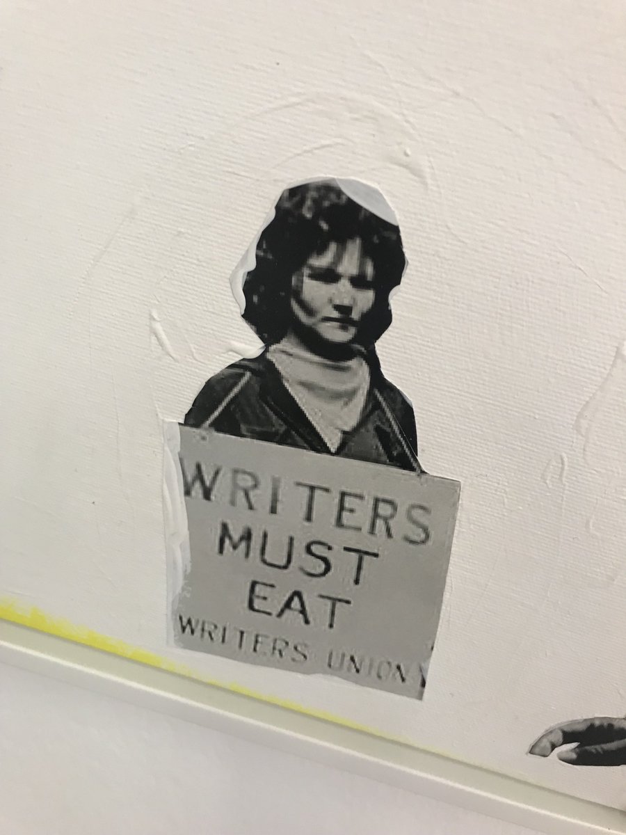 Today at the Museum of Modern Art, Salzburg. I should say so. #art #amwriting #protest. #food.