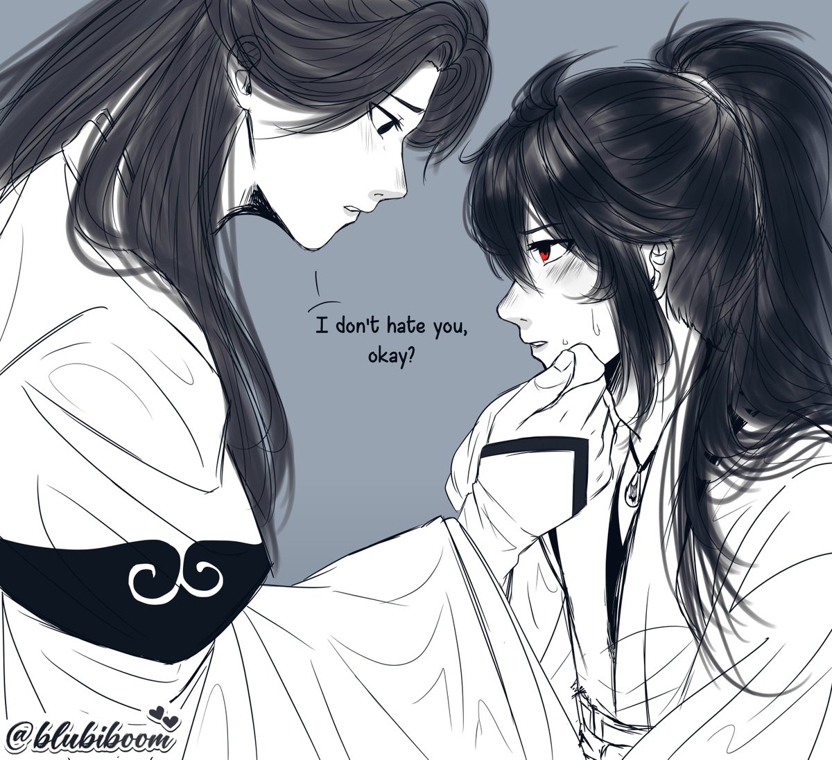 'I'm sorry, Daozhang... it was cruel to have done that to you.'

It pained Xiao XingChen to see him so genuinely terrified by his past life essence. He moistened his handkerchief and rubbed it over Xue Yang's face.

#薛暁 #暁薛 #XueXiao #XiaoXue #XueYang #XiaoXingChen #ItsaFanfic