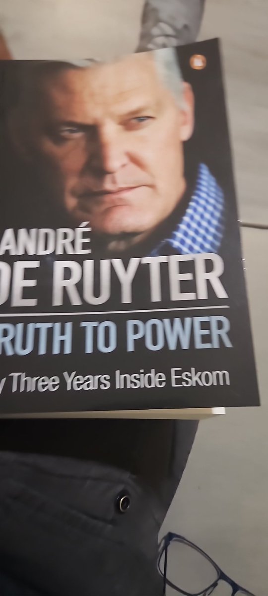 I am done Reading Andre DeRuyter Book and this is my conclusion:
Parliament must be dissolved and early elections be called. Parties be given 3 months to campaign. Anc is Misruling the Country to Oblivion🤞😩THE Anc Steals with impunity &amp; Without Remorse. <a href="/MYANC/">ANC - African National Congress</a>