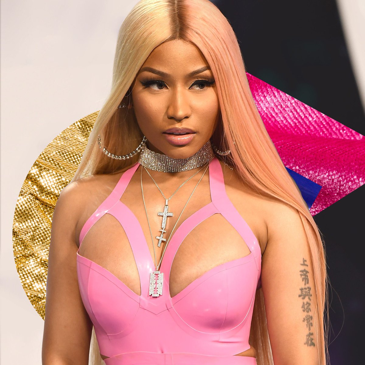 KhalifLi's tweet photo. if you're a true Nicki fan , what's the meaning of this tattoo ? https://t.co/vGXVhGVRtx