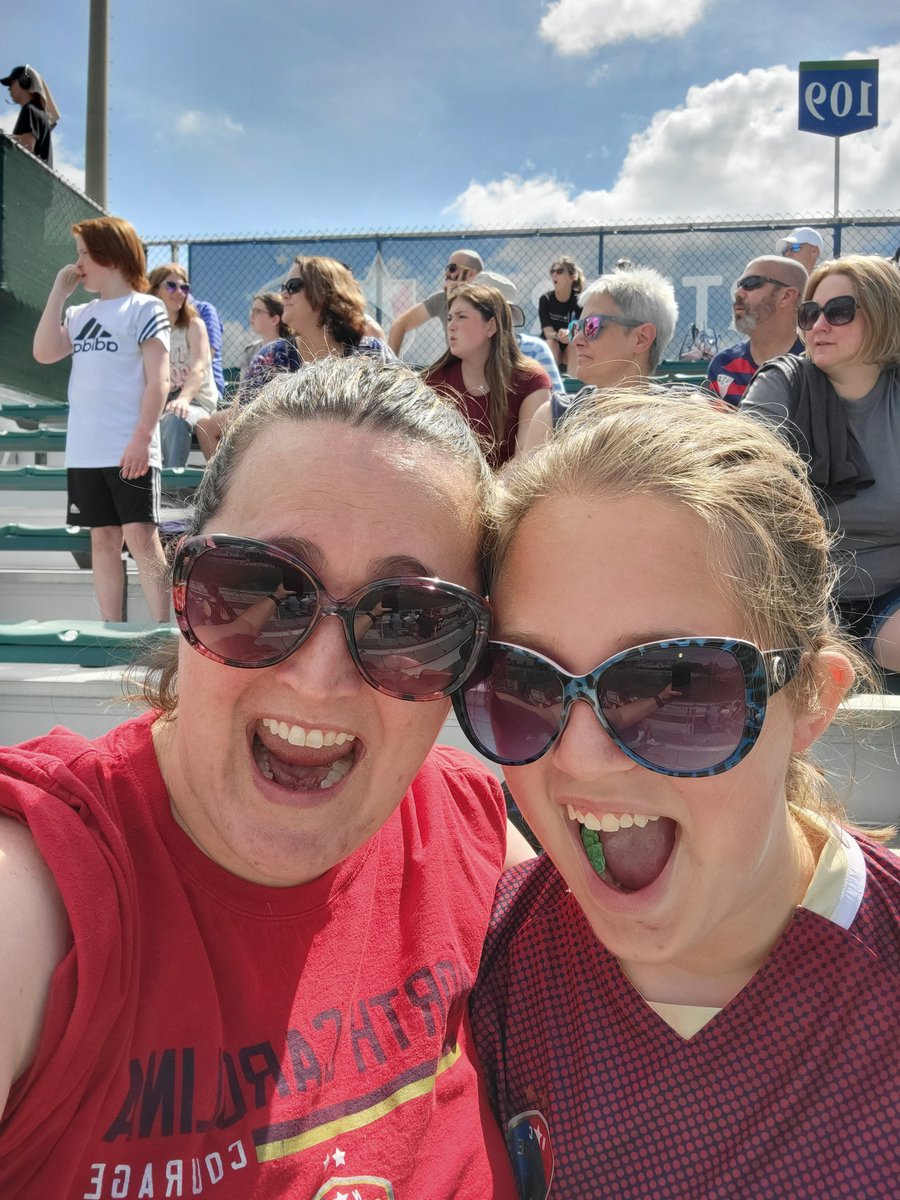 Ms. Wilmer (@wilmerica) on Twitter photo Ok, so a little hotter than last time, but still a beautiful day for soccer! Can't wait for the <a href="/TheNCCourage/">NC Courage</a> to earn those three points!
#couragemaymadness Ok, so a little hotter than last time, but still a beautiful day for soccer! Can't wait for the <a href="/TheNCCourage/">NC Courage</a> to earn those three points!
#couragemaymadness