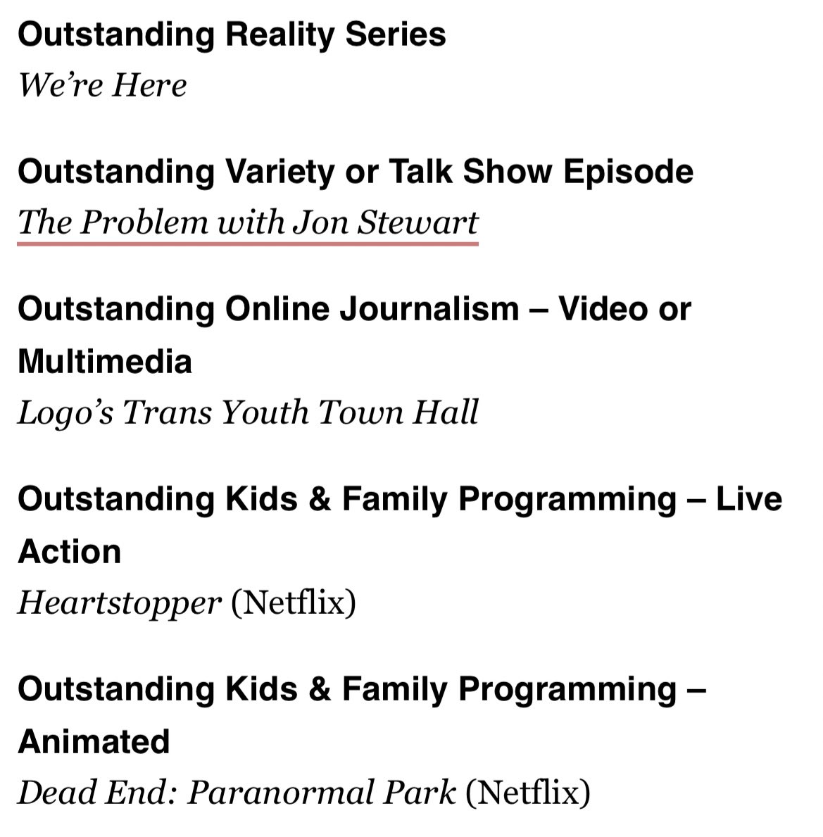 Ok well the GLAAD Twitter account hasn’t said it yet but it’s real - Dead End Paranormal Park won outstanding kids and family animated series last night!! Thank you so much, it feels like the people we made this for really found it!