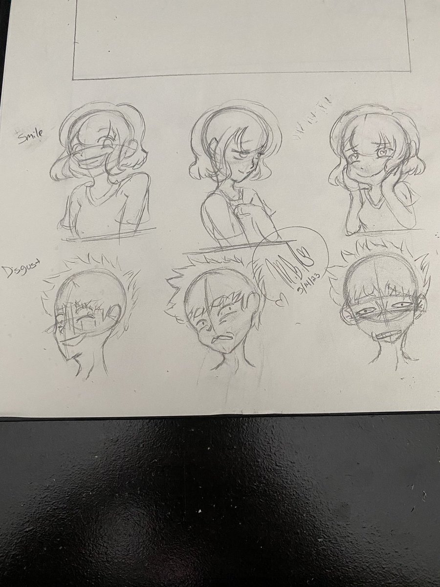 I’ve been working on expressions and here is a bit of what I’ve been doing! #sketches #Sketching #wipart I really want to improve so wish me luck! 😁