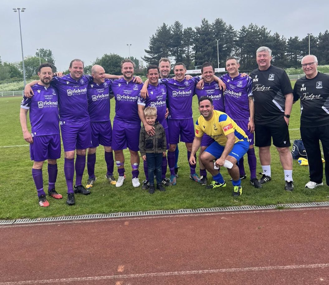 Now the legs have recovered, What an amazing day for such a great man. Lots of non league clubs need people like Neil and it was a pleasure to play with some of the old faces. Loved it <a href="/ETFCOfficial/">Enfield Town FC</a>
