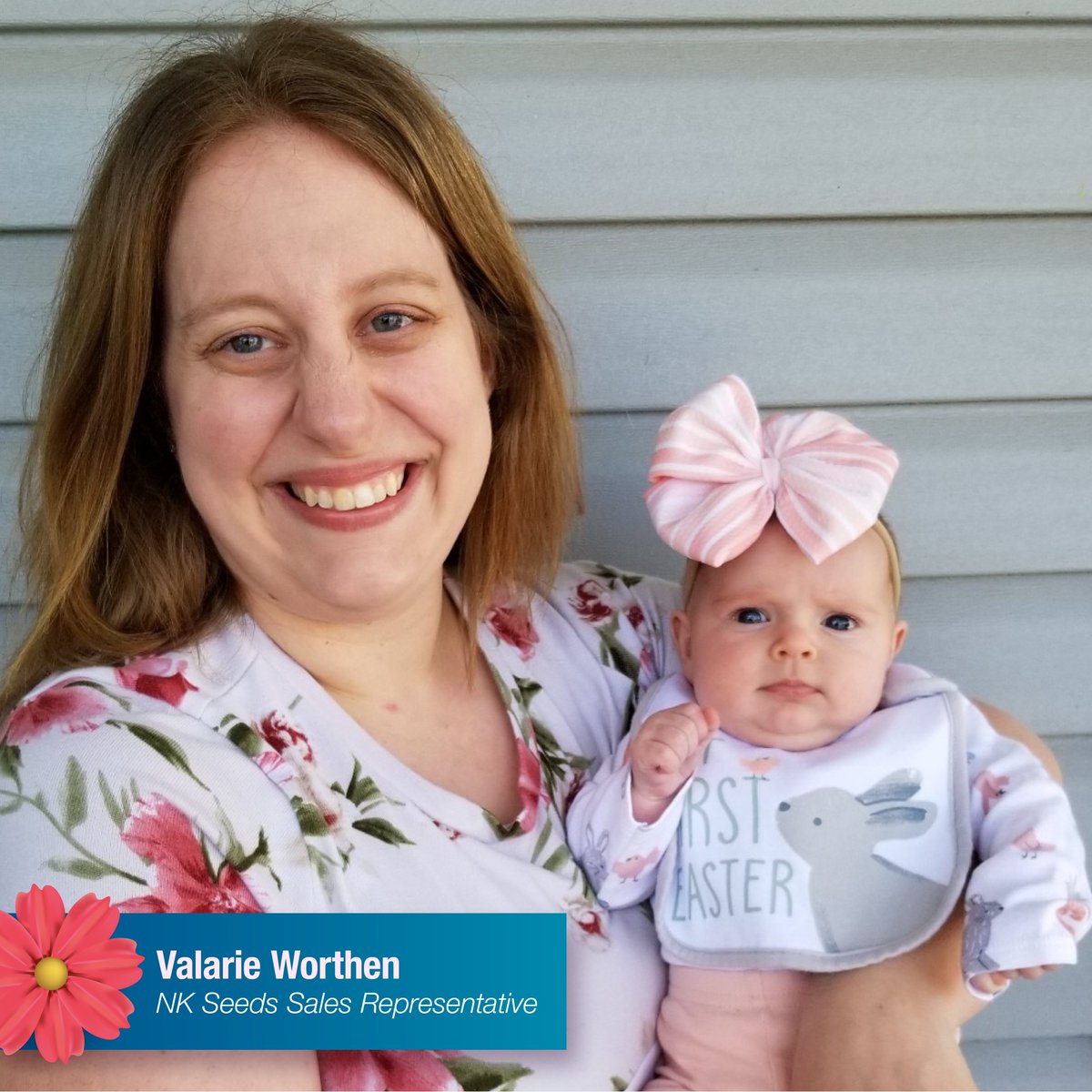 It's NK Sales Rep Valarie Worthen's first #MothersDay as a mom! She says that balancing her work in ag and life as a mom can be challenging, but there’s nothing more rewarding. We appreciate all she does for us and her baby Adaline! 💚
syngenta-us.com/seeds/nk/blog/…