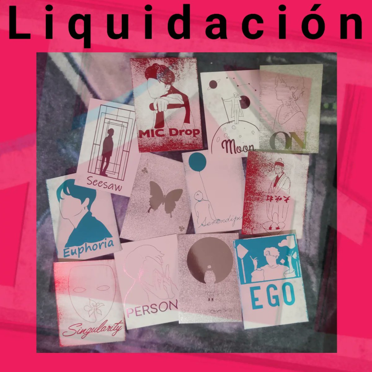 PatryShooky's tweet photo. Último artículo de liquidación.
Láminas brillantes de BTS. 

1,50€ la unidad , dos unidades 2€.
Hasta fin de existencias. 

Tamaño aproximado A5

💚 https://t.co/73sPWl2TvY